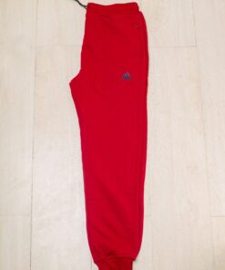 Adidas joggers casual sweatpants workout clothing red 1