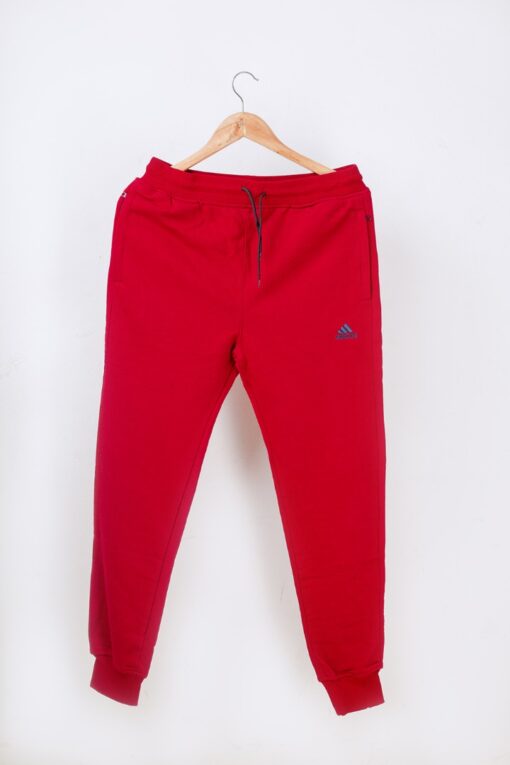 Adidas joggers casual sweatpants workout clothing red