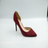 Mango pointed toe d'orsay chic stiletto extreme scarpin high heels red