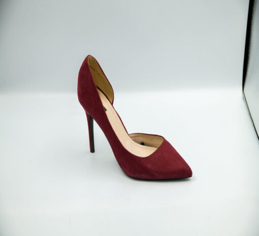 Mango pointed toe d'orsay chic stiletto extreme scarpin high heels red