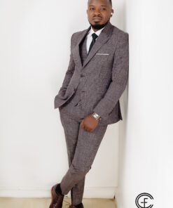 Formal Mahogany Colour SUITMEN Designer Gentleman suit jacket for sale