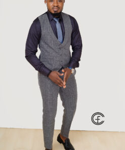 Formal Grey Colour Delli Fashion Designer Gentleman suit for sale